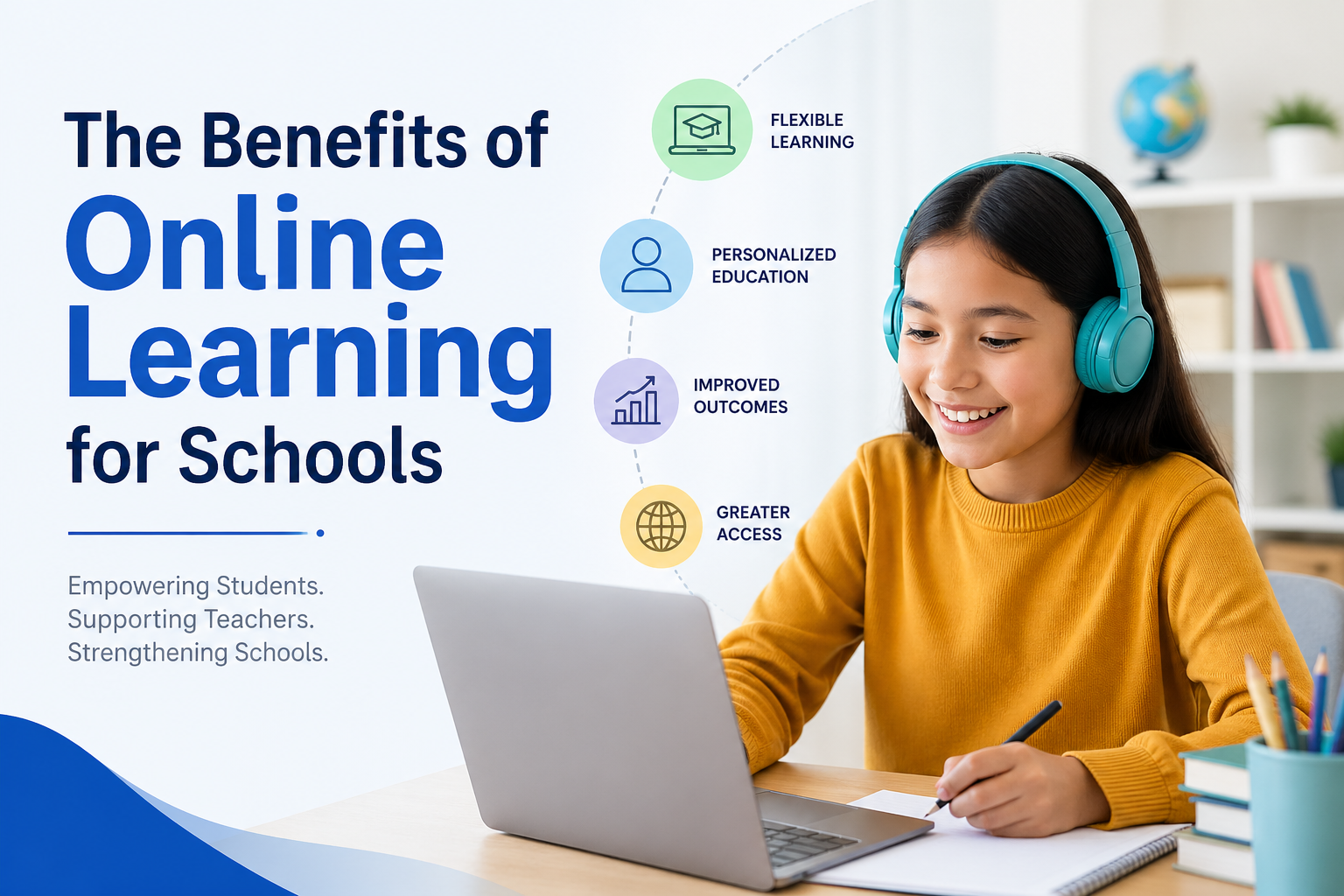 The Benefits of Online Learning for Schools